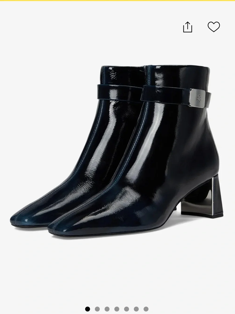 Tory Burch Georgia Ankle Boot 55mm in black Women's with Logo Plaque size 6 $500